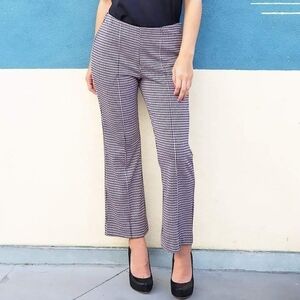 Eva Franco Houndstooth Flare Pants S